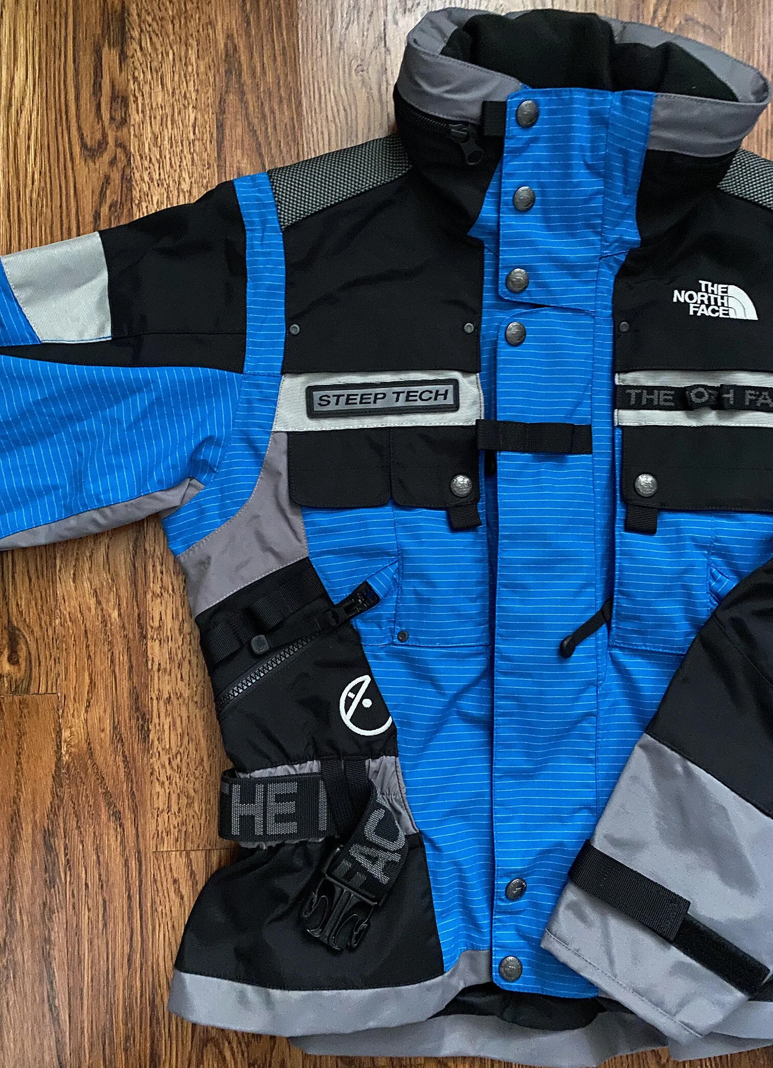 Women's North Face Steep Tech Coral Blue / Black (Size Women's S